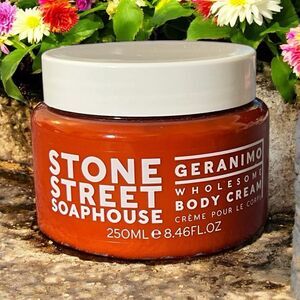 Stone Street Soaphouse Geranimo Body Cream 8.46 fl oz Unisex Floral Scent